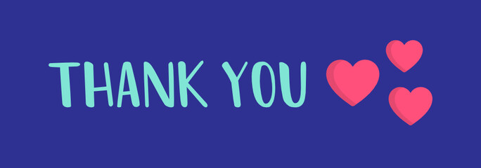 Thank you sign graphics vector.