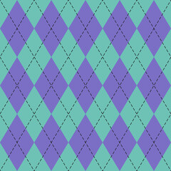 Fototapeta premium Easter Argyle plaid. Pattern Scottish cage