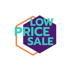 low price Sale Deal Special discount Promotion Tag sign shop retail business Vector illustration