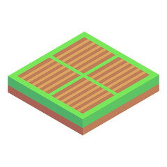 
Download fertile land isometric icon, premium download

