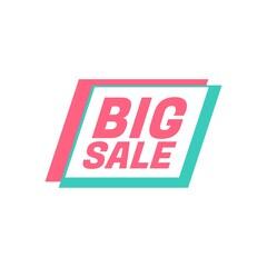Big Sale Deal Special discount Promotion price Tag sign shop retail business Vector illustration