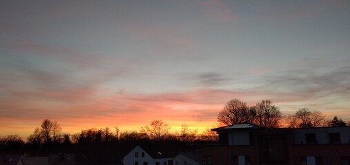 Sonnenunteruntergang / Neum&uuml;nster