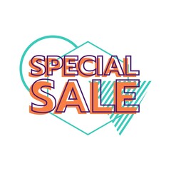 special Sale discount Deal Promotion price Tag sign shop retail business Vector illustration