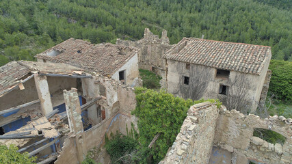 Fototapeta na wymiar Gavadà pueblo abandonado