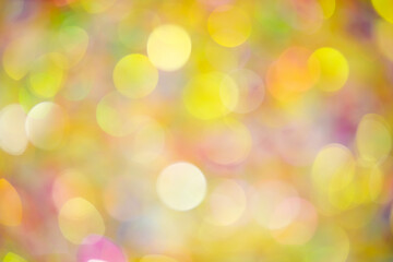 Obraz premium Vivid lights glittering with golden color