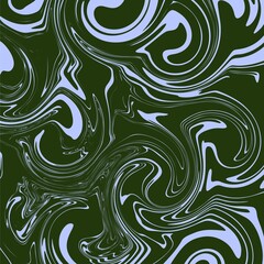 Fototapeta na wymiar green blue color psychedelic fluid art abstract background concept design vector illustration