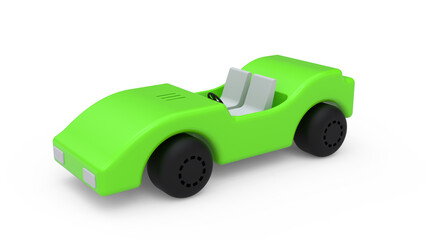 green toy car