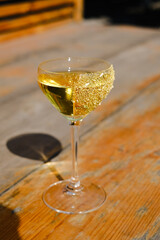 Glass with a cocktail, Shaman color