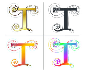 alphabet letter T