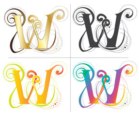 The letter alphabet W