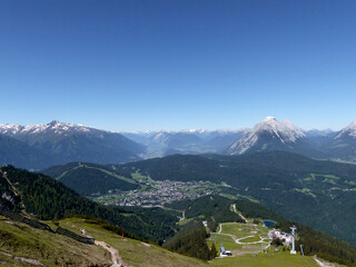 Freiungen long distance trail, mountain hiking in Tyrol, Austria