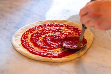 美味しいピザ作り