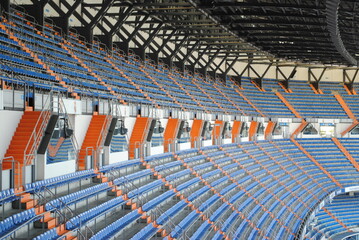 Fototapeta premium Stade de football vide en Espagne