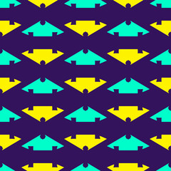 Bright seamless pattern with triangular geometric shapes.