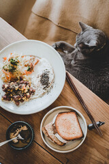 Eat breakfast every morning.