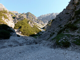 Freiungen long distance trail, mountain hiking in Tyrol, Austria
