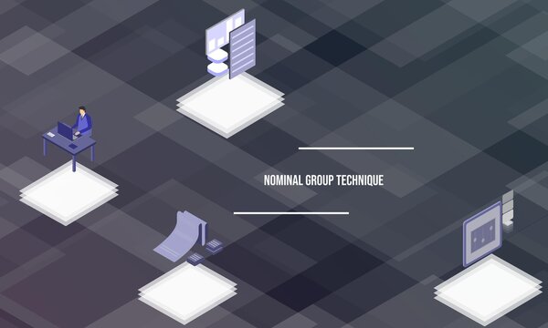 Nominal group technique concept on abstract design