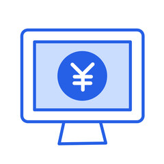 イラスト素材：パソコン　お金