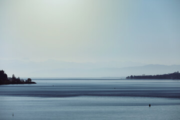 View over the water at Lake Constance