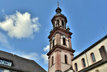 Fototapeta na wymiar Stadtkirche St. Marien in Gengenbach