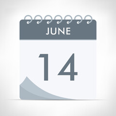 June 14 - Calendar Icon