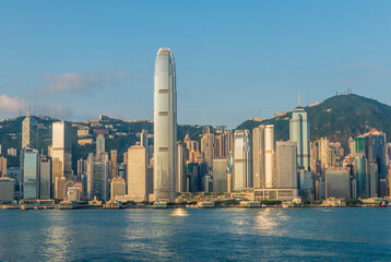 Victoria Harbor view at Morning, Hong Kong