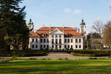 Fototapeta na wymiar Zamoyski Palace at Kozlowka near Lublin, Poland