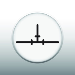 TEE VECTOR SYMBOL OF PUMPING SYSTEM MECHANICAL SYSTEM