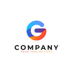 Letter G Logo Liquid. Colorful Motion Shape with Modern Flow Waves Logo. Usable for Business and Branding Logos. Flat Vector Logo Design Ideas Template Element. Eps10 Vector