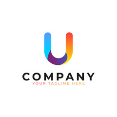 Letter U Logo Liquid. Colorful Motion Shape with Modern Flow Waves Logo. Usable for Business and Branding Logos. Flat Vector Logo Design Ideas Template Element. Eps10 Vector © free