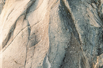 Close up of textured rock