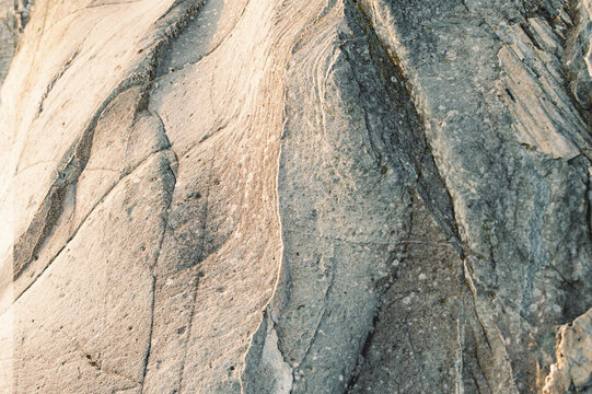 Close up of textured rock 