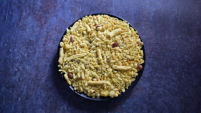 Indian snack spicy Namkeen mixture