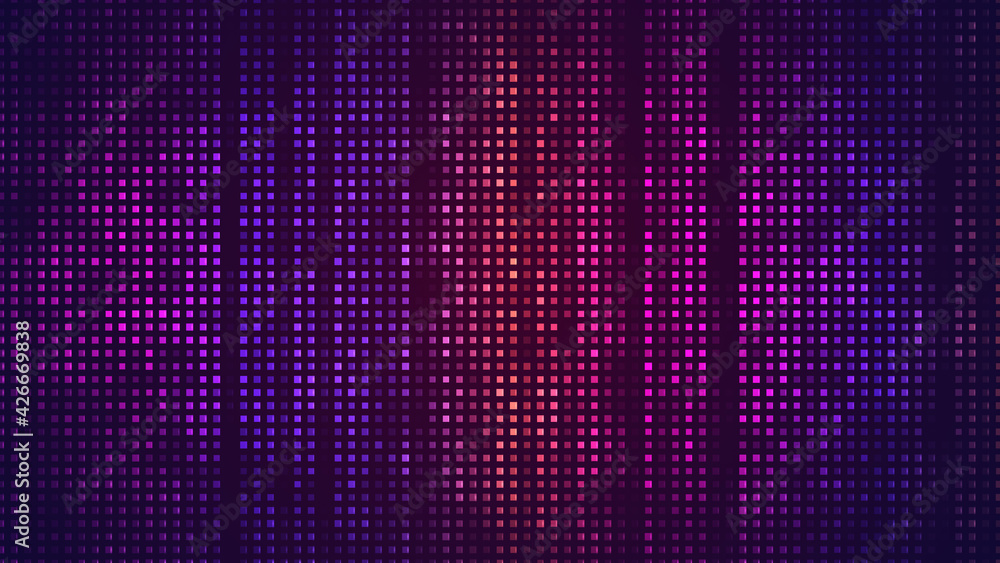 Poster abstract artistic dark shiny red blue colorful square dotted pattern background