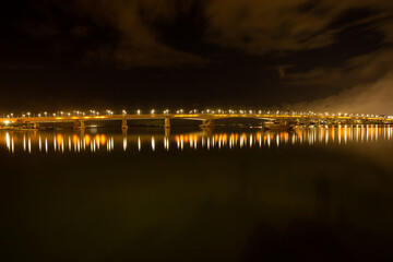 Fototapeta premium colombo sales bridge florianopolis long night exposure.