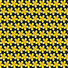 cute yellow flower pattern