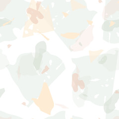 Terrazzo seamless pattern. Pastel  venetian