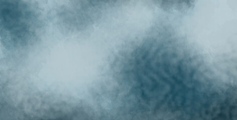Fototapeta premium Digital background with vintage color, watercolor texture, gradient blurred bokeh design. Blue sea 