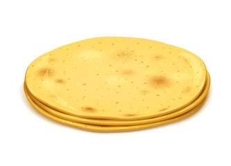 Corn tortilla for taco and burrito.