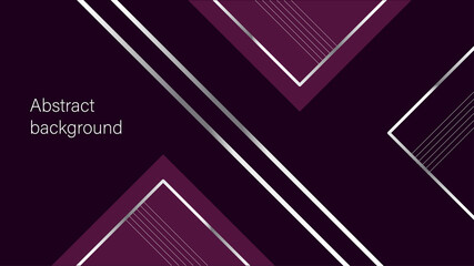 Abstract background and purple shapes