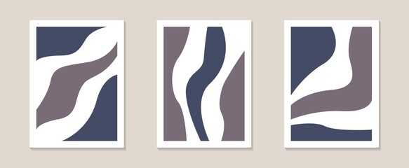 Set of abstract geometric shapes poster, Abstract contemporary collage of geometric shapes in a modern trendy style, Perfect shapes vector for prints, cover, packaging, wall art, social media