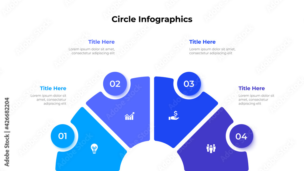Poster Vector Infographic label design template with icons and 4 options or steps. Can be used for process diagram, presentations, workflow layout, banner, flow chart, info graph