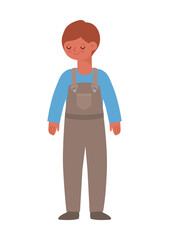 little boy illustration