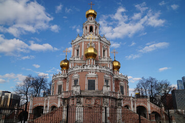 Fototapeta premium Moscow: Church of the Intercession in Fili