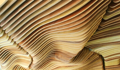 background of the waves. wooden abstract. 