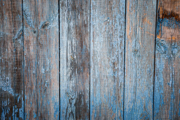 Fototapeta na wymiar Old painted wood wall. Vintage wood background