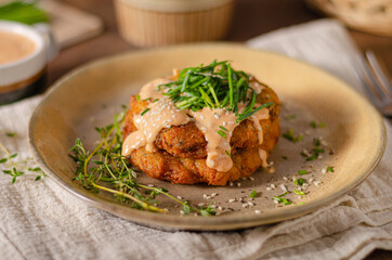Organic potato pancakes