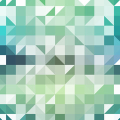 Abstract color Low-Polygones Generative Art background illustration