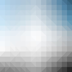 Abstract color Low-Polygones Generative Art background illustration