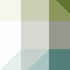 Fototapeta premium Abstract color Low-Polygones Generative Art background illustration